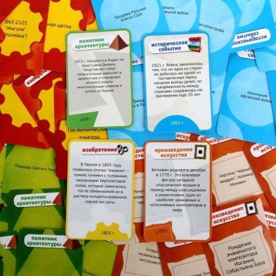 Обучающая игра викторина «Время открытий», 150 карточек