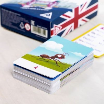 Обучающая игра «English for kids. Читаем по буквам», 70 карт