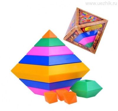 Пирамидка "Эрудит", пластик