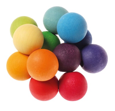 Погремушка цветные шарики